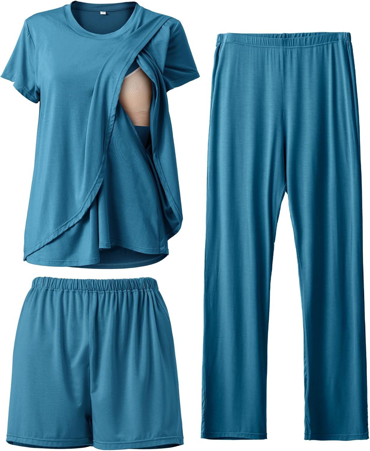 Postpartum Nursing Pajamas Set for Comfortable Breastfeeding