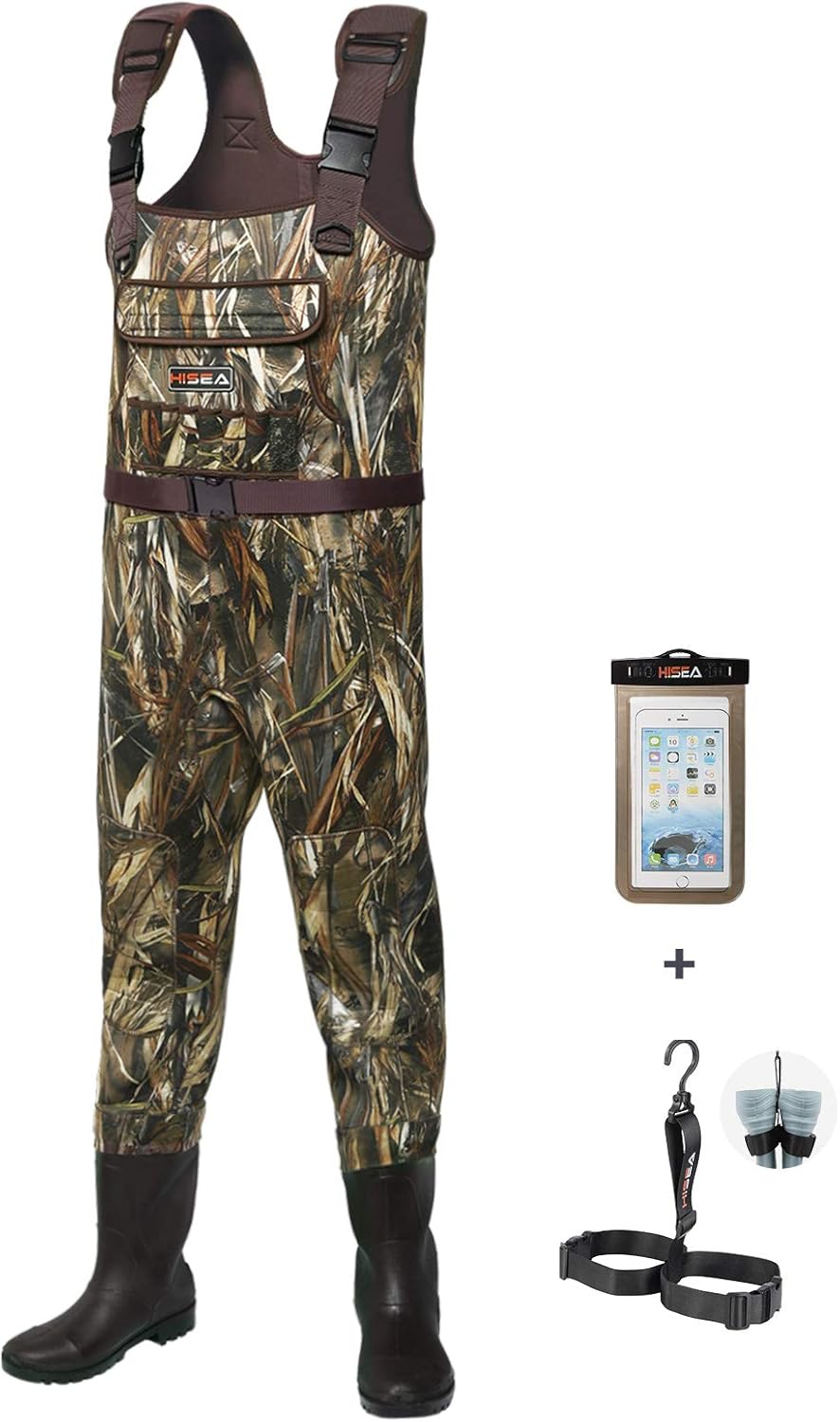 HISEA Chest Waders for Men - Waterproof Duck Hunting Gear