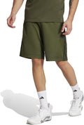 Men's Train Essentials Pique 3-Stripes Shorts - Moisture Control
