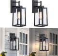 2 Pack Outdoor Wall Light - 14 Inch Exterior Wall Sconce for Porch