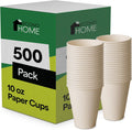 EconoHome 10 oz 500 Pack Disposable Coffee Paper Cups - Versatile
