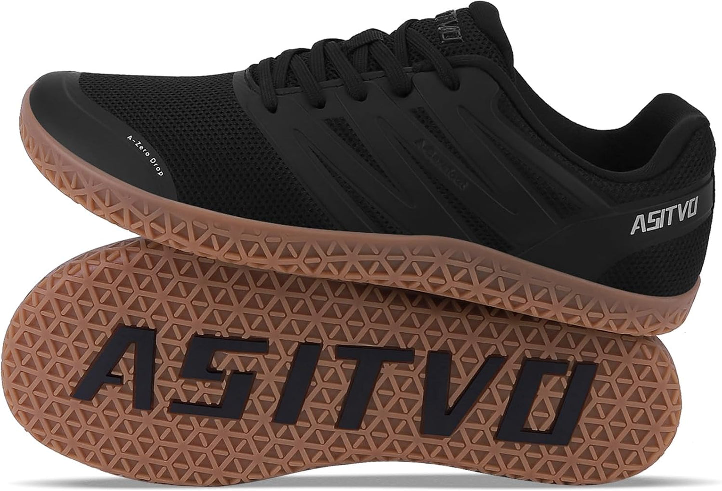 ASITVO Wide Men's Barefoot Zero Drop Sole Walking Shoes Sneakers
