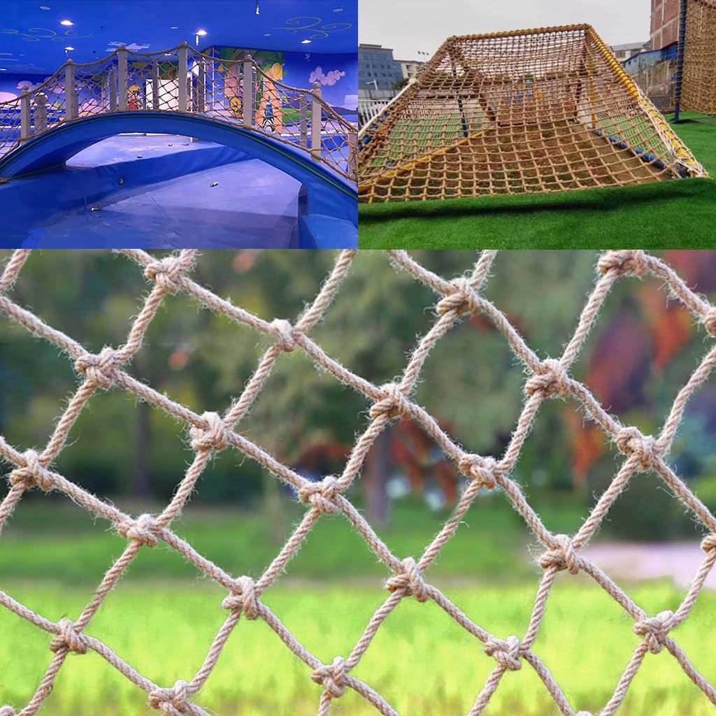 Kids Playground Hemp Rope Net for Safe Climbing and Play