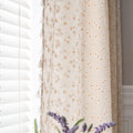 ENJOYBRIDAL Floral Curtains 63 in Panels - Semi-Sheer Boho Daisy