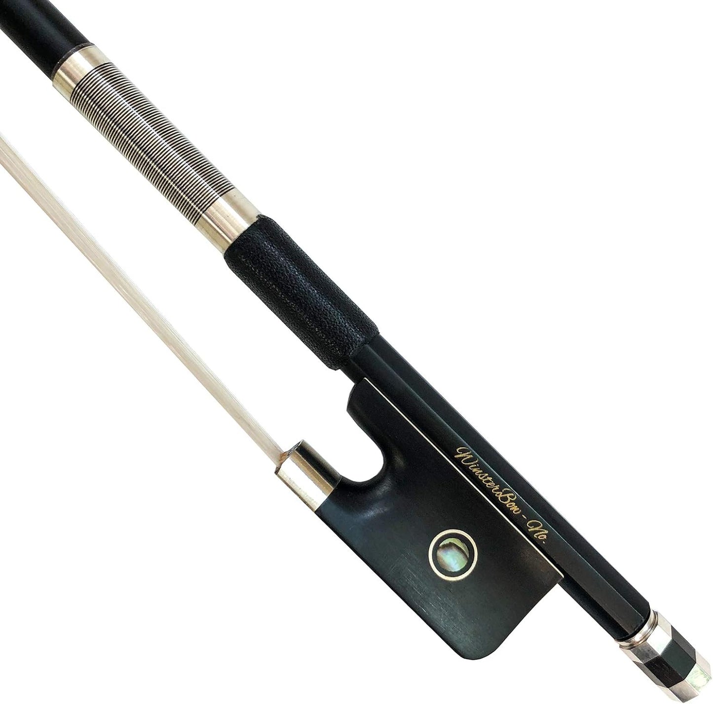 Carbon Fiber Cello Bow with Unbleached White Horse Hair Quality