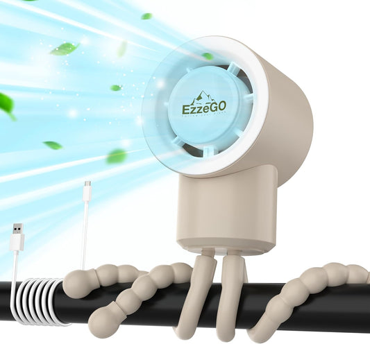 Stay Cool Anywhere with EzzeGo Portable Fan!