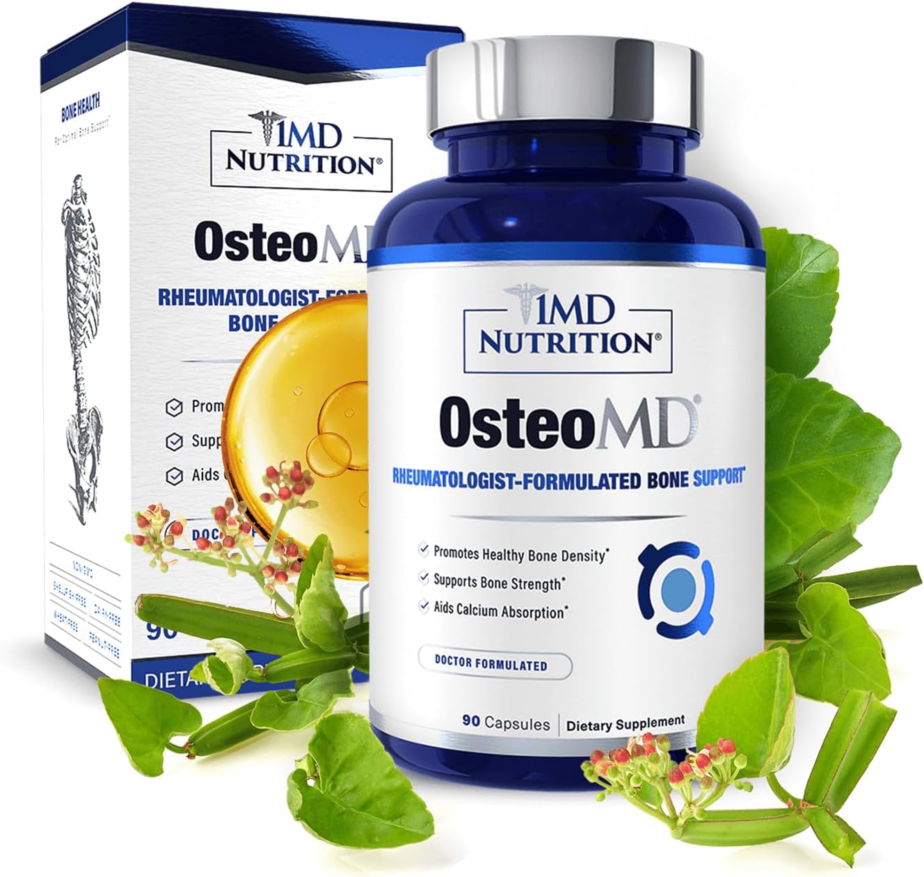 OsteoMD for Comprehensive Bone Health Support - 90 Capsules