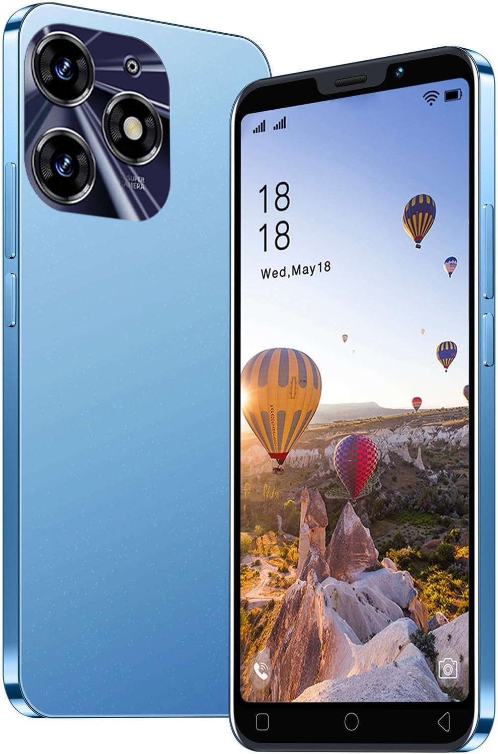 3G Mobile Phone with 5.0ft' Screen and Dual SIM Features
