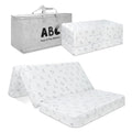 Trifold Pack and Play Mattress for Baby with High Density Foam