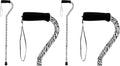 DMI Adjustable Designer Cane with Offset Handle - Stylish Support