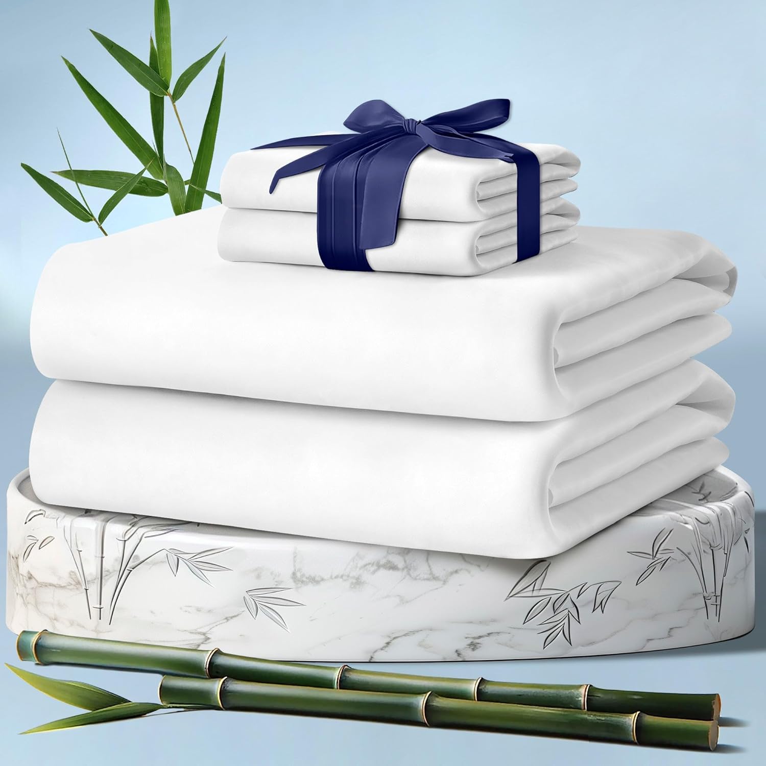 Viscose Derived from Bamboo Sheets Full Size for Ultimate Comfort