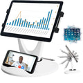 Large Tablet POS Stand Rotating Swivel Base - Stable Retail Kiosk