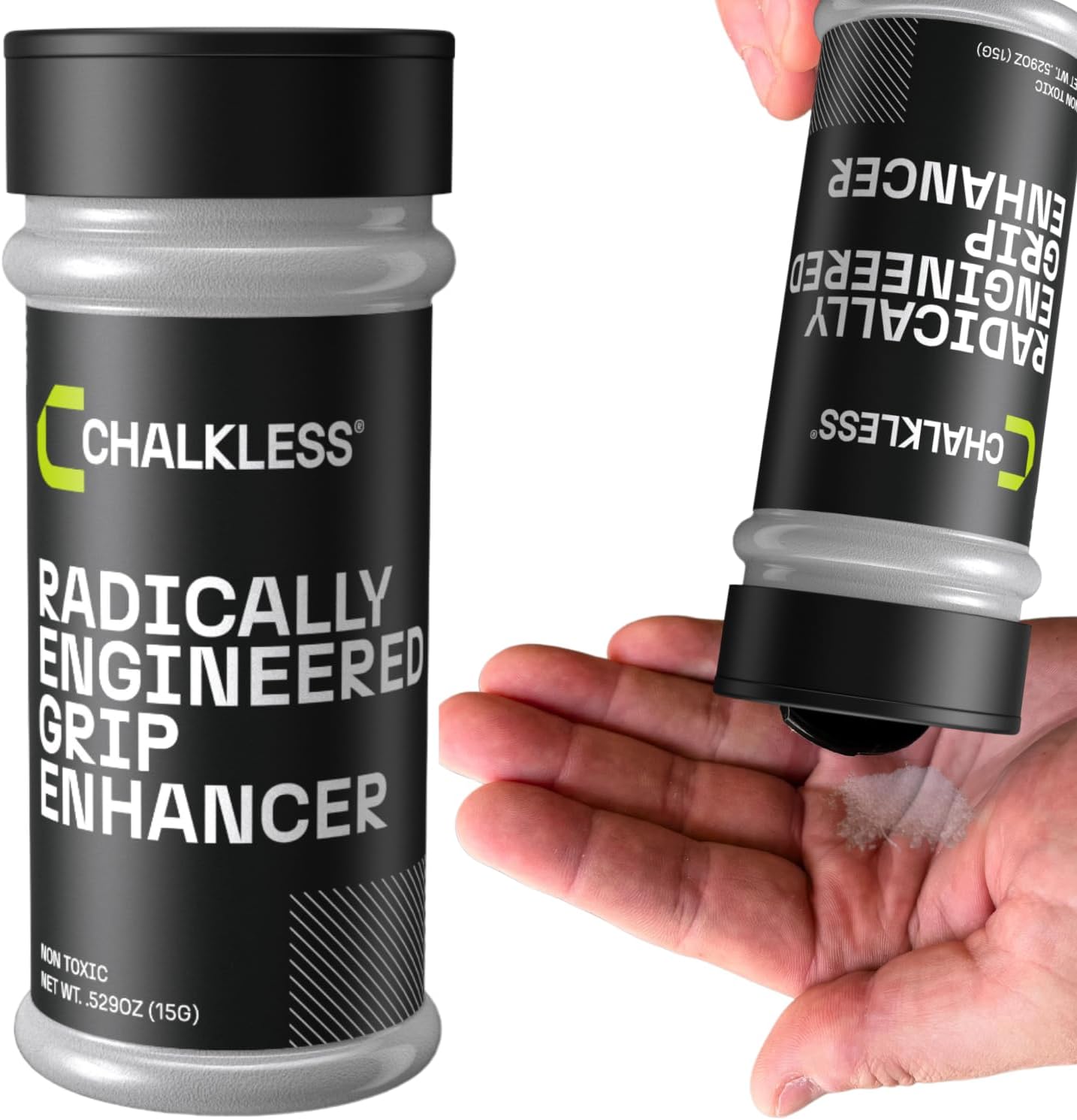 Chalkless Grip Enhancer for Weightlifting, Gaming, and More