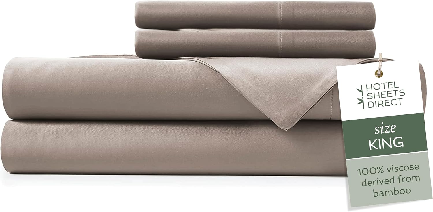 Luxurious King Size Bamboo Bed Sheet Set for Ultimate Comfort
