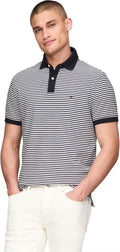Men's Slim Fit Polo Shirt with Stretch Organic Pique Cotton