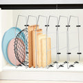 Baking Sheet Organizer Dividers 6-Pack - Vertical Kitchen Tray Rack