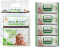 Clearly Herbal Plant-Based Baby Wipes, 288 Count