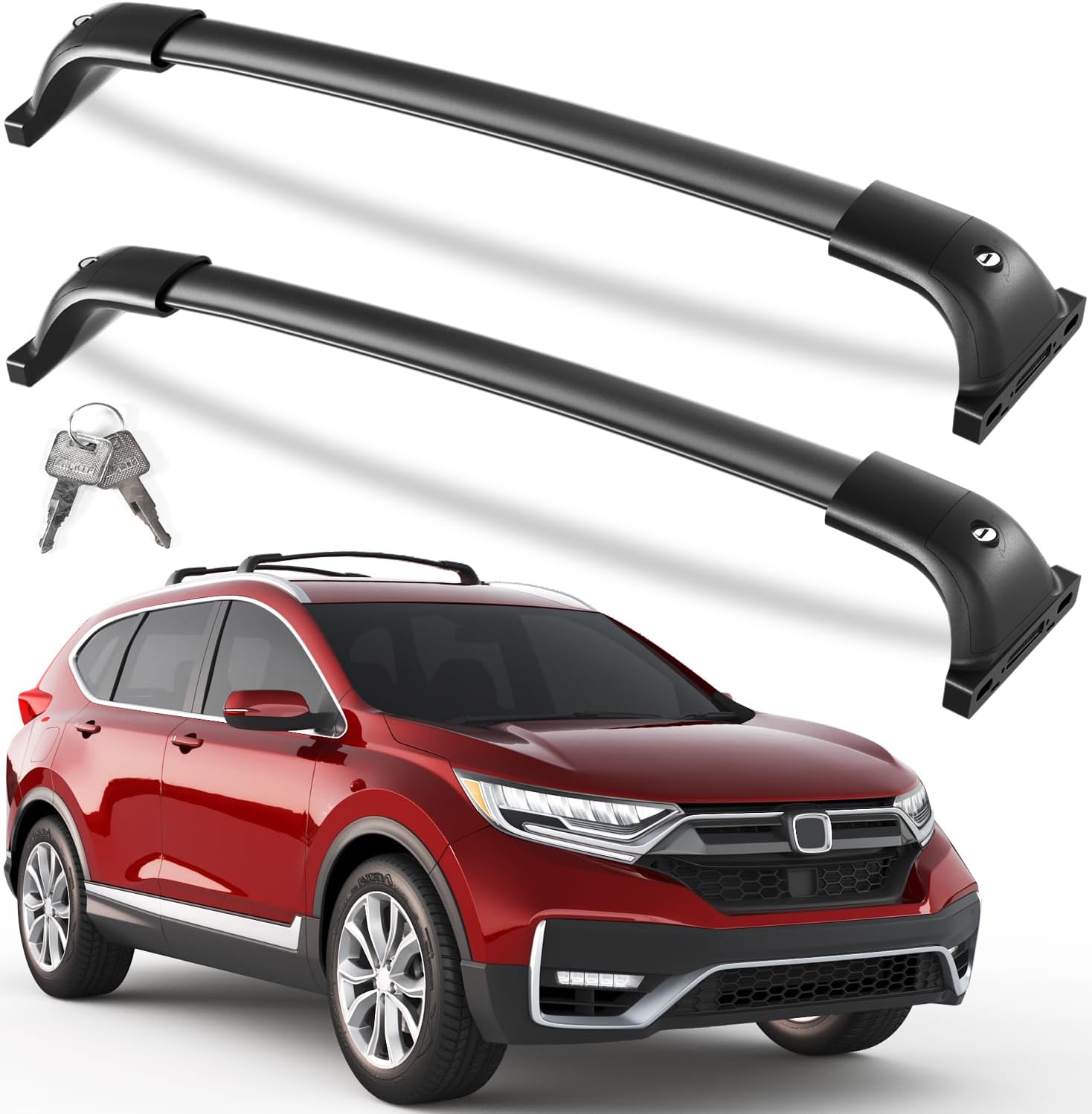 KINGGERI Lockable Roof Rack Cross Bars for Honda CR-V 2017-2022