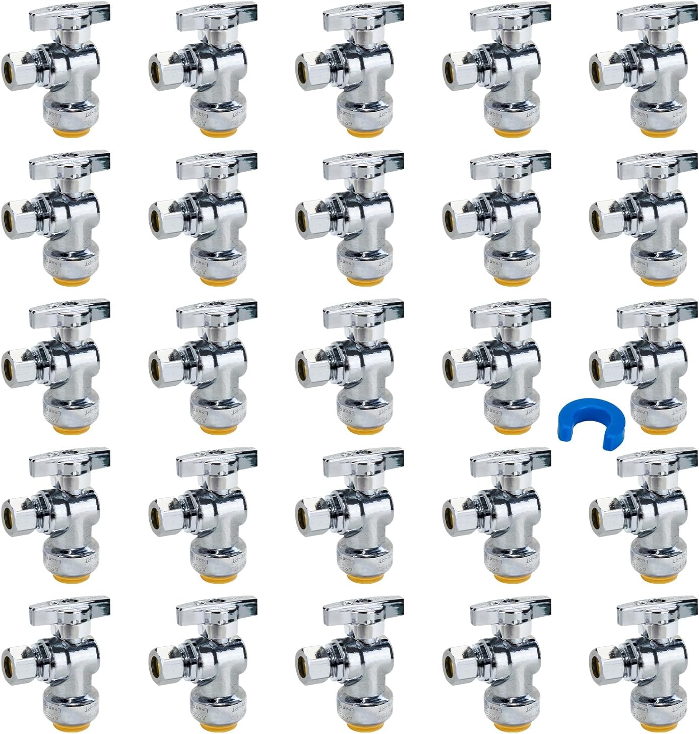 SUNGATOR 25-Pack Angle Stop Valve for Easy Plumbing