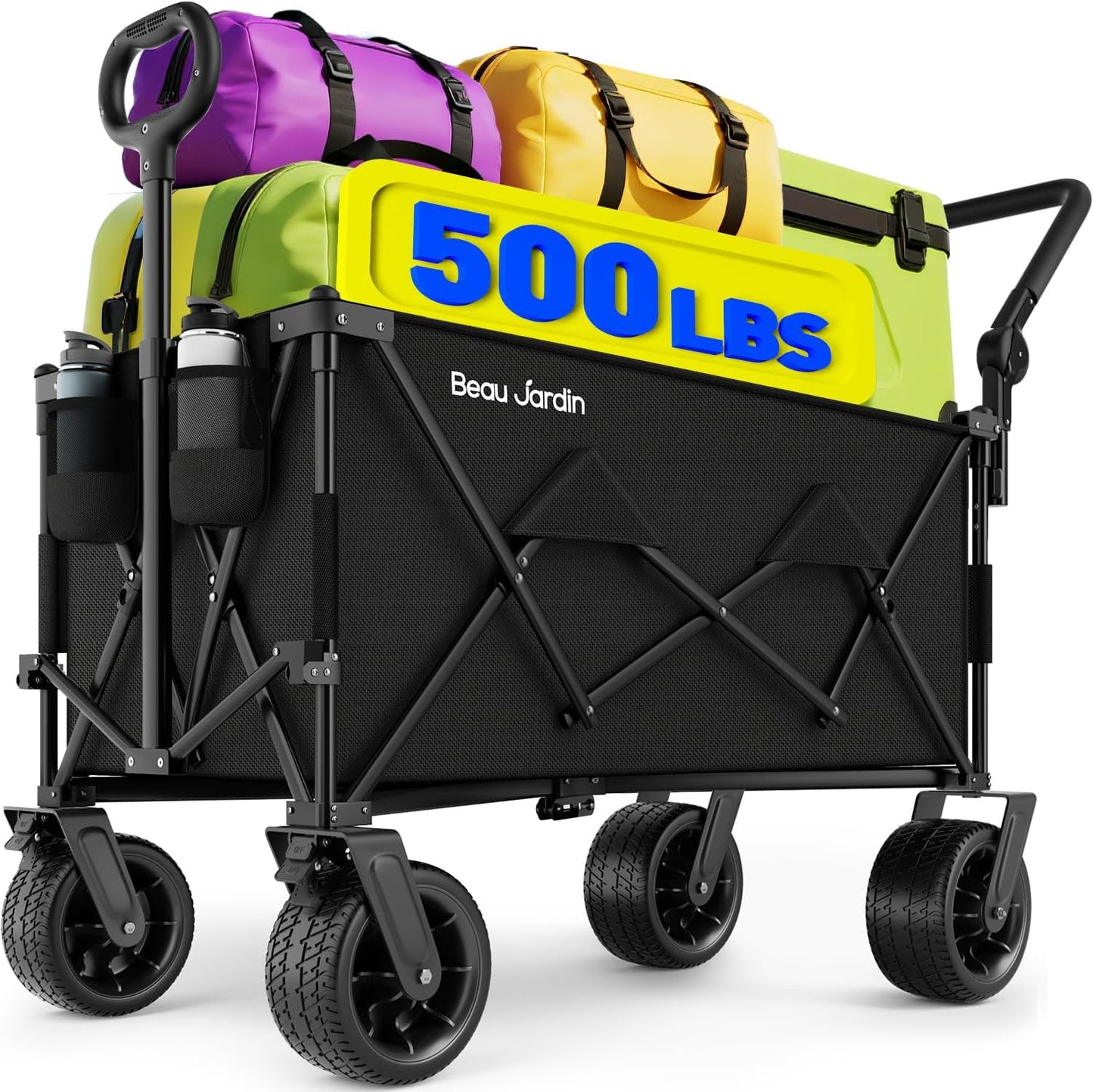 Folding Push & Pull Beach Wagon for All Your Outdoor Needs