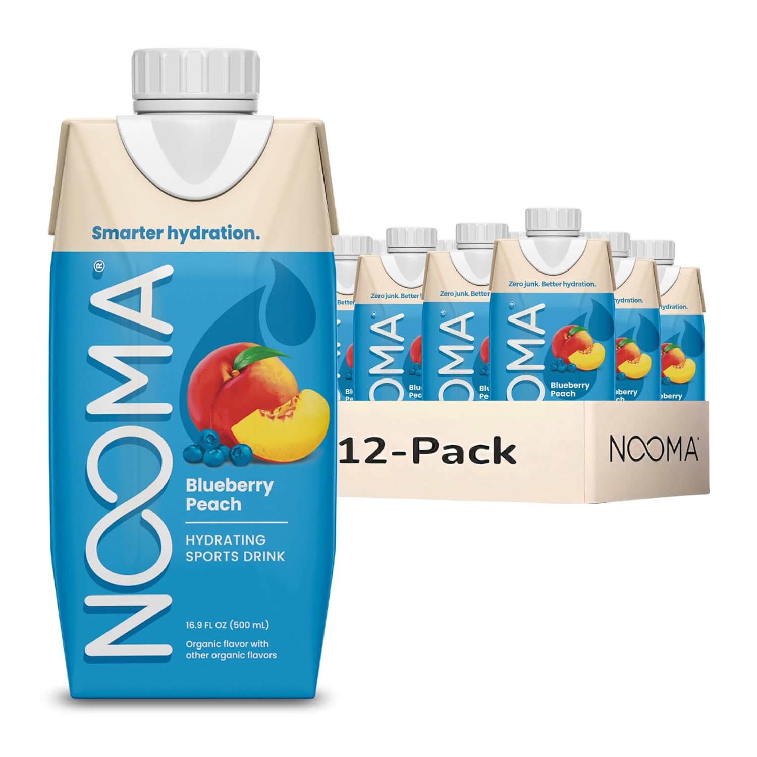NOOMA Hydrating Sports Drink with Organic Coconut Water - 12 Pack