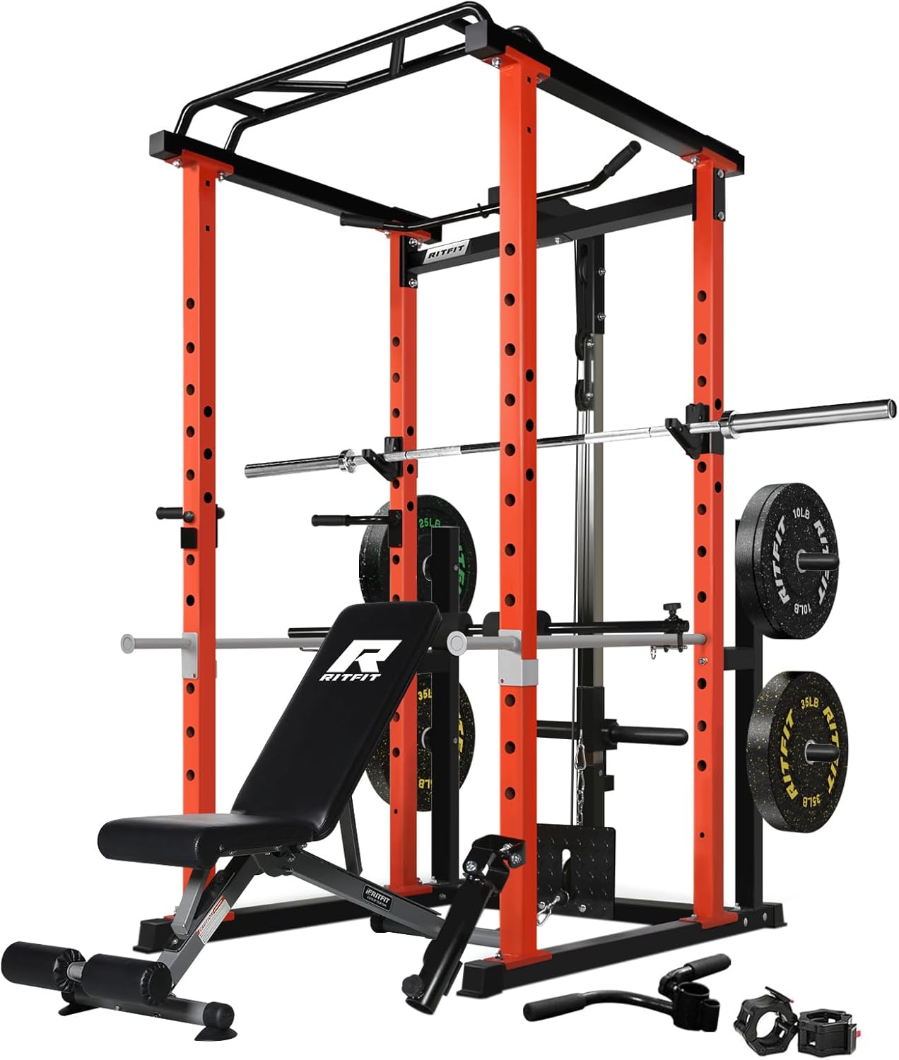 RitFit 1000LB Power Cage System: Ultimate Home Gym Solution