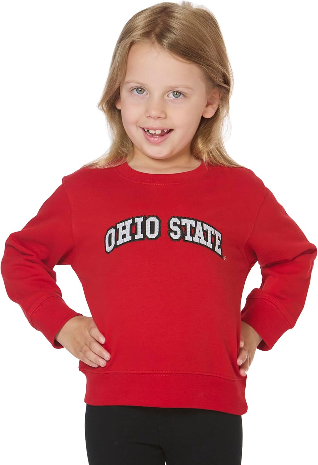 NCAA Toddler Boys and Girls Crewneck Sweatshirt - Team Colors