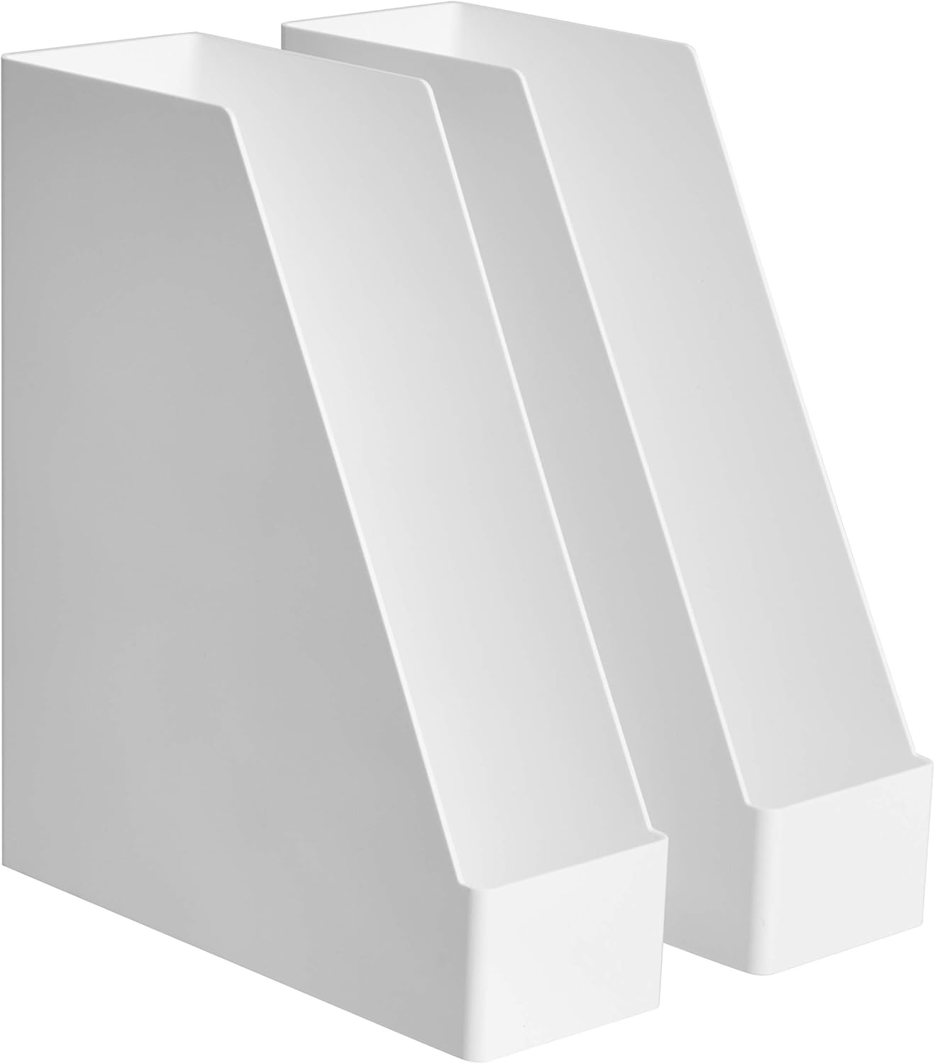 Neatly Store Magazines:  Basics Desk Organizer 2-Pack