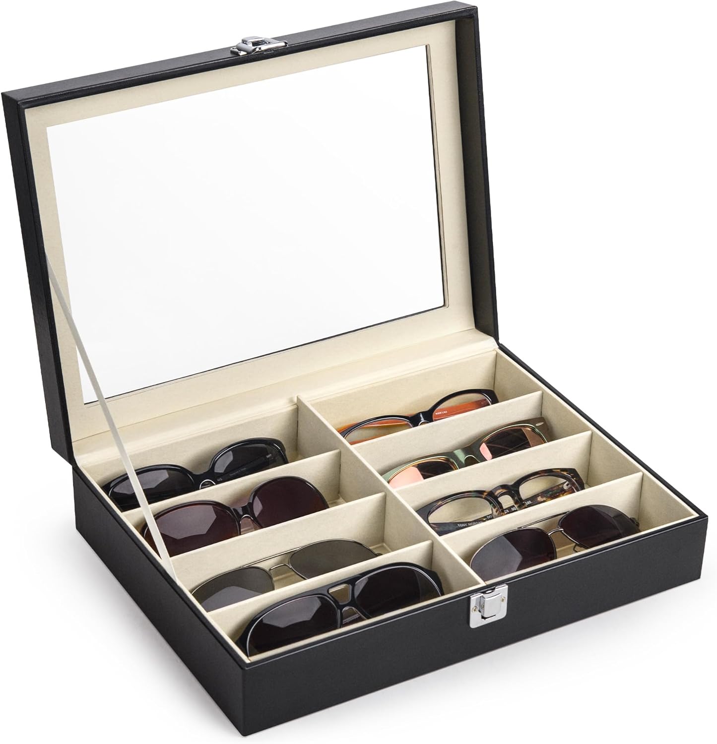 CO-Z 8-Slot Sunglasses Organizer: Stylish Eyewear Display