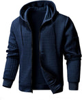 Mens Zip Up Hoodie for Men - Lightweight Loose Fit Full-Zip Sweatshirt