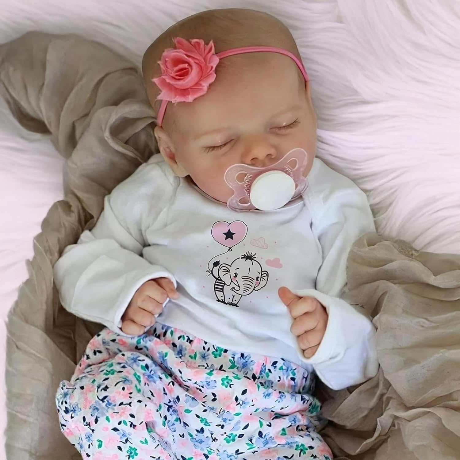 Realistic 17 Reborn Baby Doll: Soft, Poseable, & Lifelike