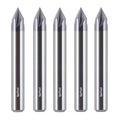 SpeTool 5PCS 60 Degree V Bit for CNC Wood Engraving and Carving