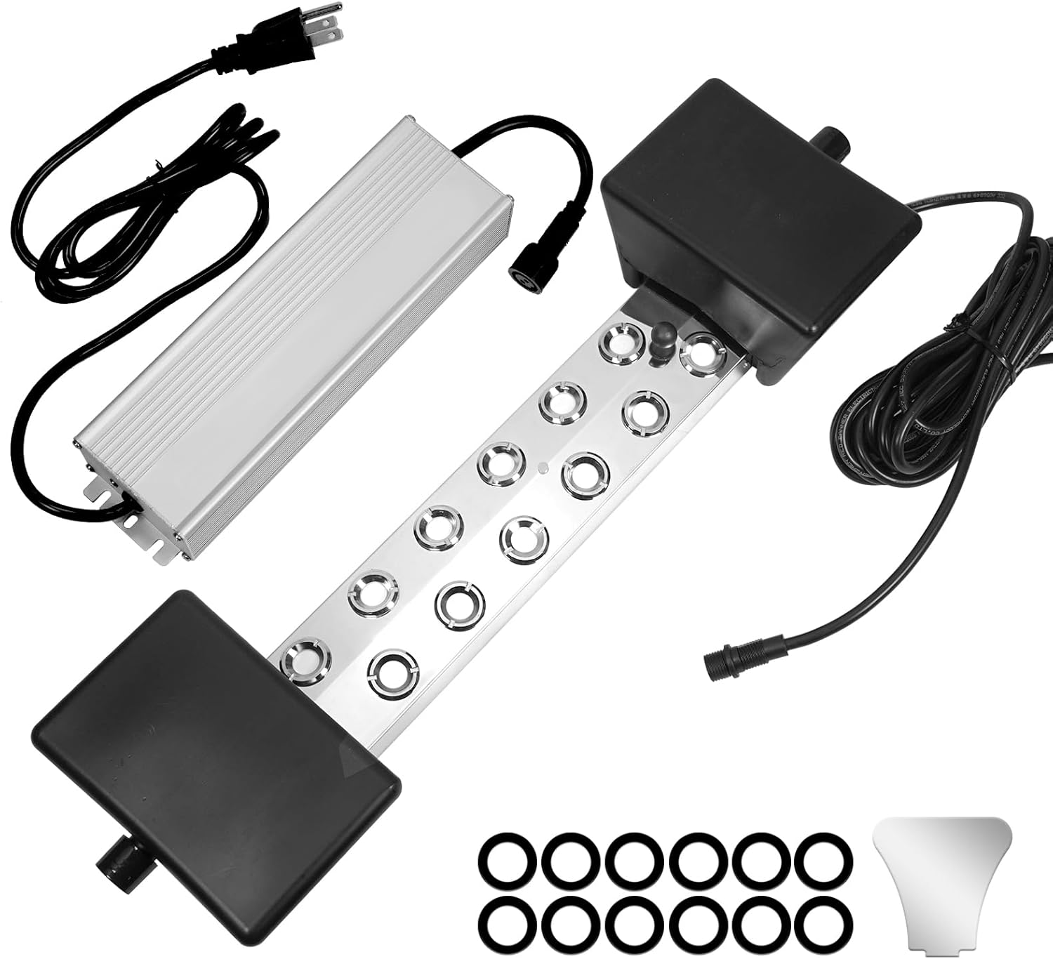 12 Head Ultrasonic Mist Maker for Pond and Landscape Use