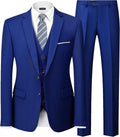 YND Men's 3 Piece Suit with Tie Ideal for Weddings and Business