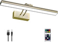 Picture Light 16in Battery Art Light - Dimmable 3CCT Antique Brass