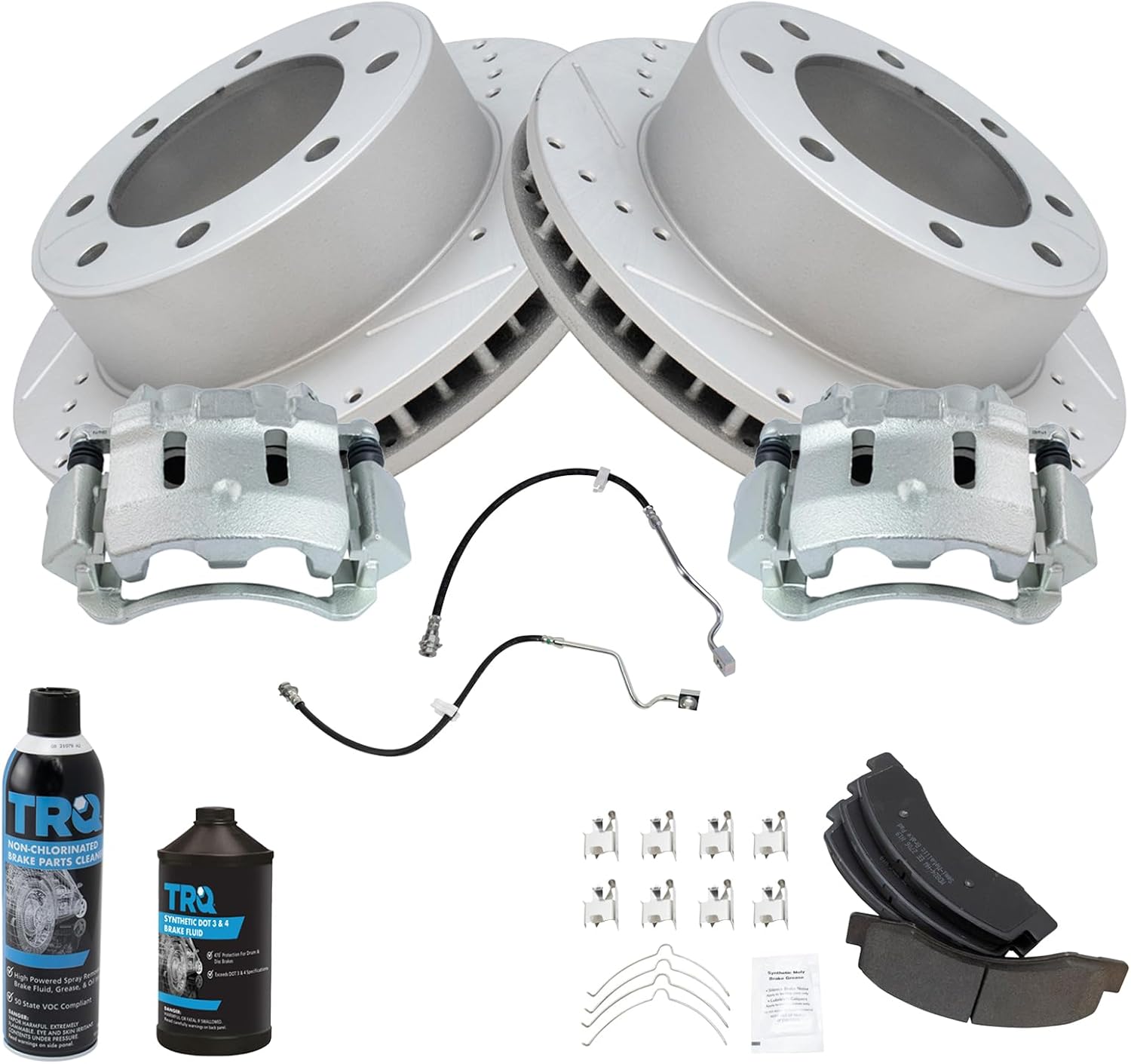 TRQ Brake Pad & Rotor Kit for 2000-2004 Ford F-250 Super Duty
