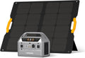 C600 Portable Power Station with 120W Solar Panel - Quiet, Long-Life