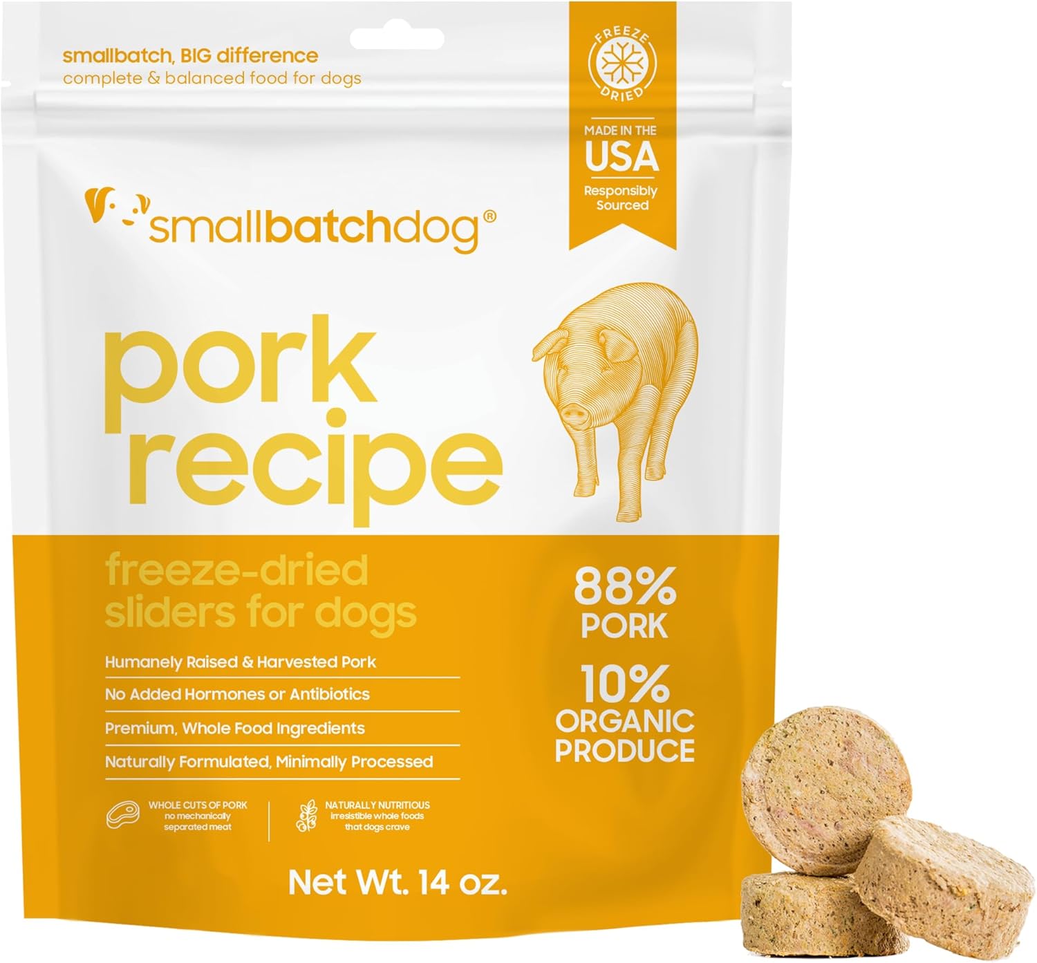 Smallbatch Pets Freeze Dried Raw Dog Food for Picky Eaters