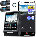 VIOFO A229 Pro 4K Triple Dash Cam: 5GHz WiFi, Voice Control, 24H Parking