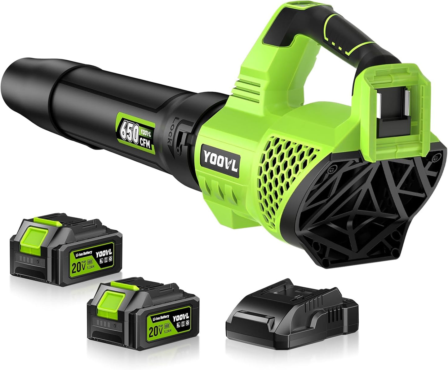 Cordless Leaf Blower with 650CFM Power for Lawn Care