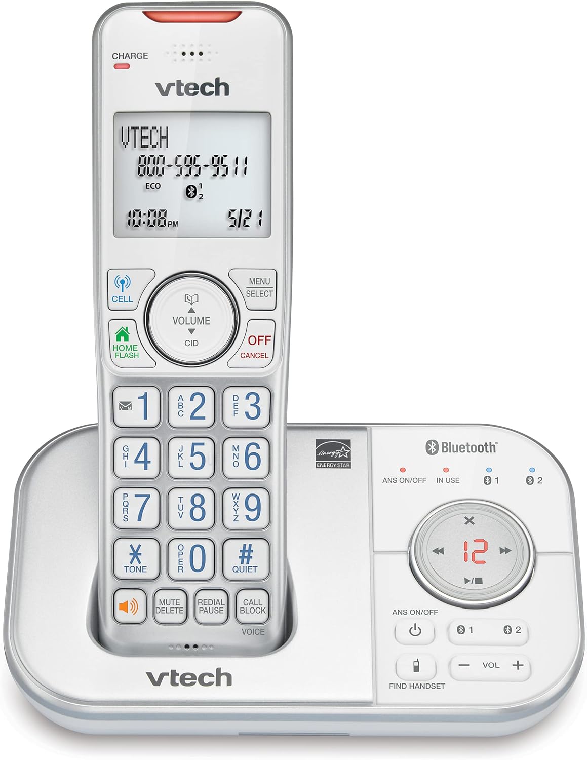 VTech VS112-17 Cordless Phone with Smart Call Blocker Feature