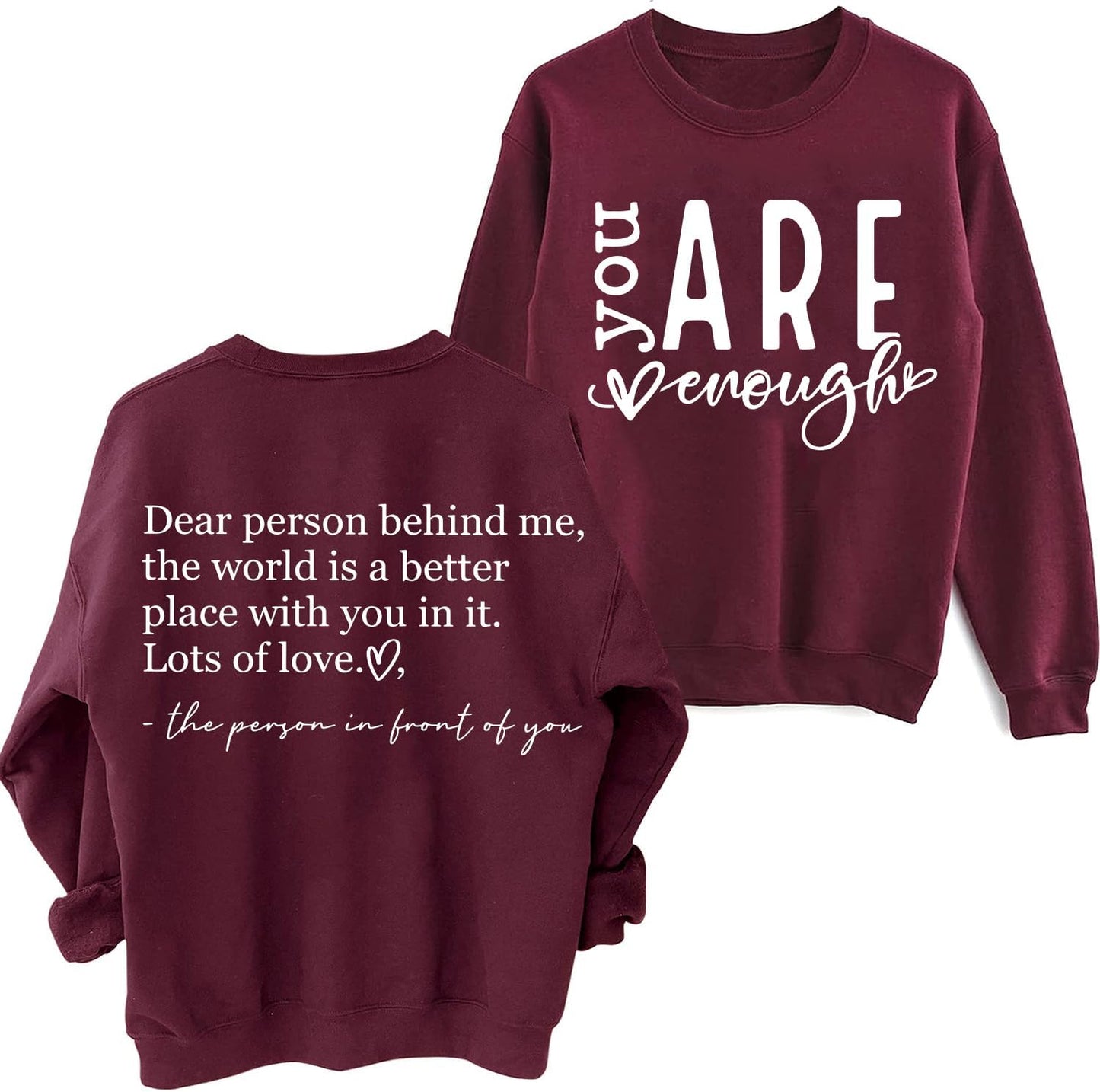 TONGCHEN You Are Enough Hoodie