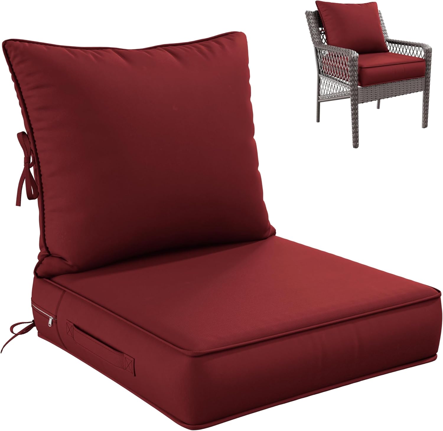 Premium Outdoor Seat Cushion Set for Patio Furniture Comfort