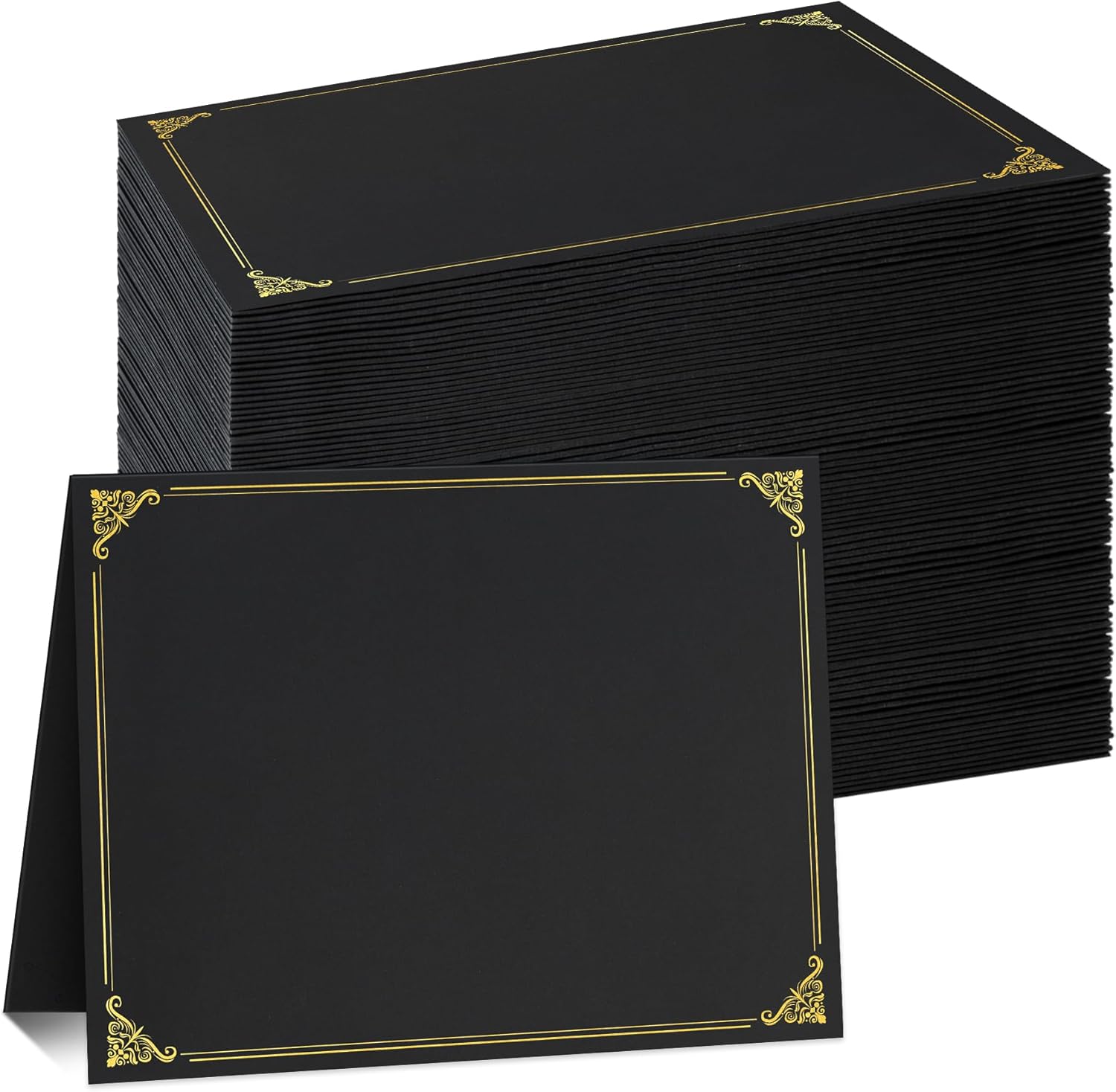 Ndsox 90 Packs Black Certificate Holders for Graduations