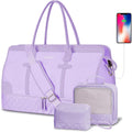 Weekender Overnight Bag for Women - Large Travel Duffle with Shoe