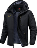 Men's Winter Ski Jacket - Waterproof Fleece Lined Warmth