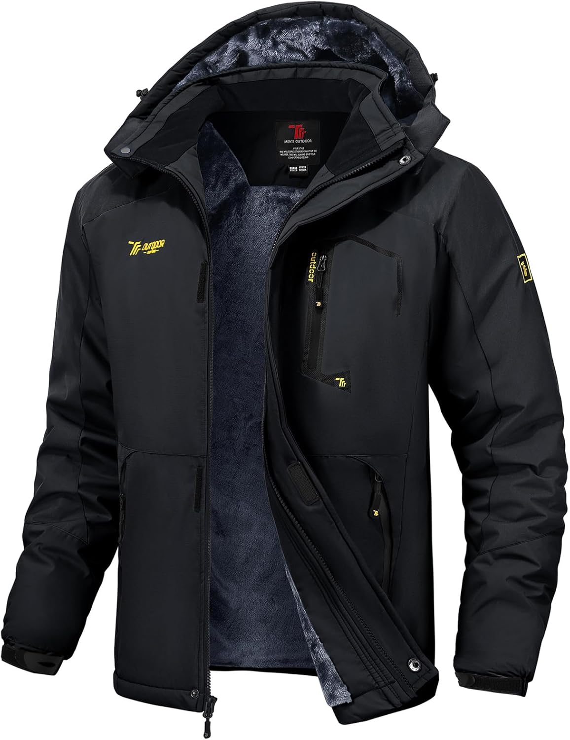 TBMPOY Men's Winter Jackets for Skiing and Cold Weather Use