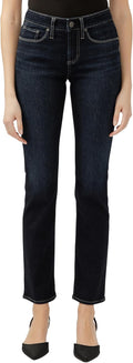 Silver Jeans Co. Suki Mid Rise Curvy Fit Straight Leg - Flattering Fit