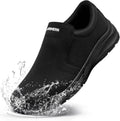 Mens Non Slip Shoes for Work - Waterproof Slip Resistant Black