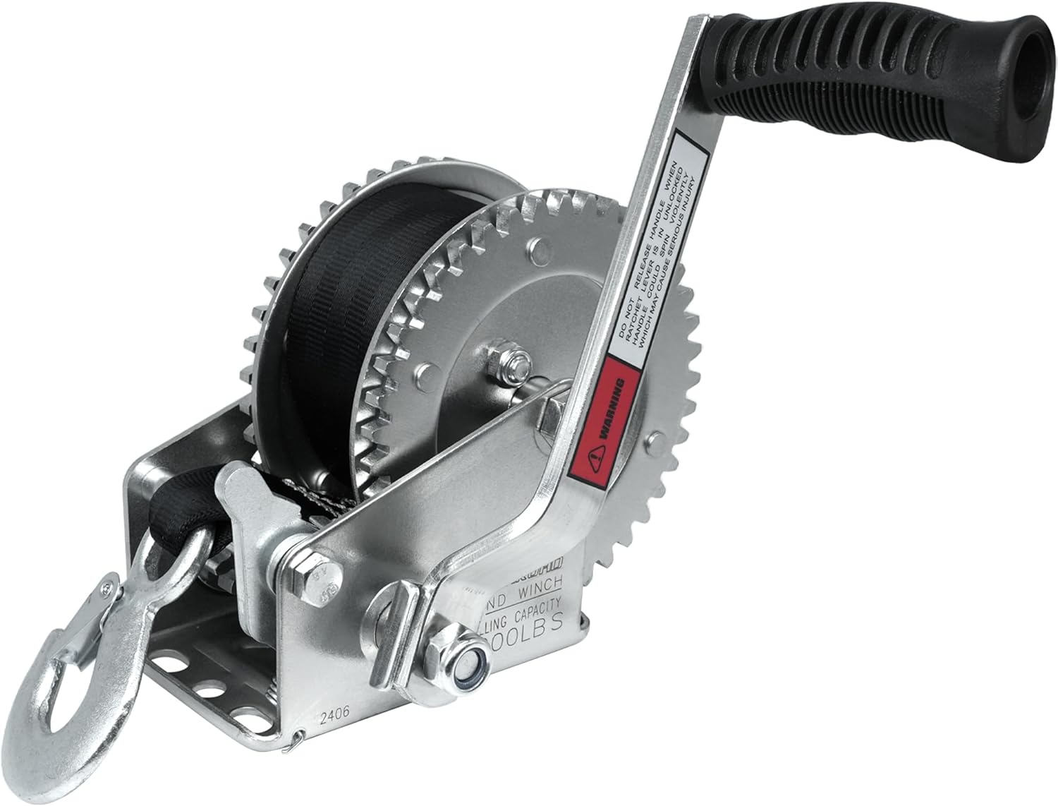 2000lbs Heavy Duty Boat Trailer Winch for Effortless Towing